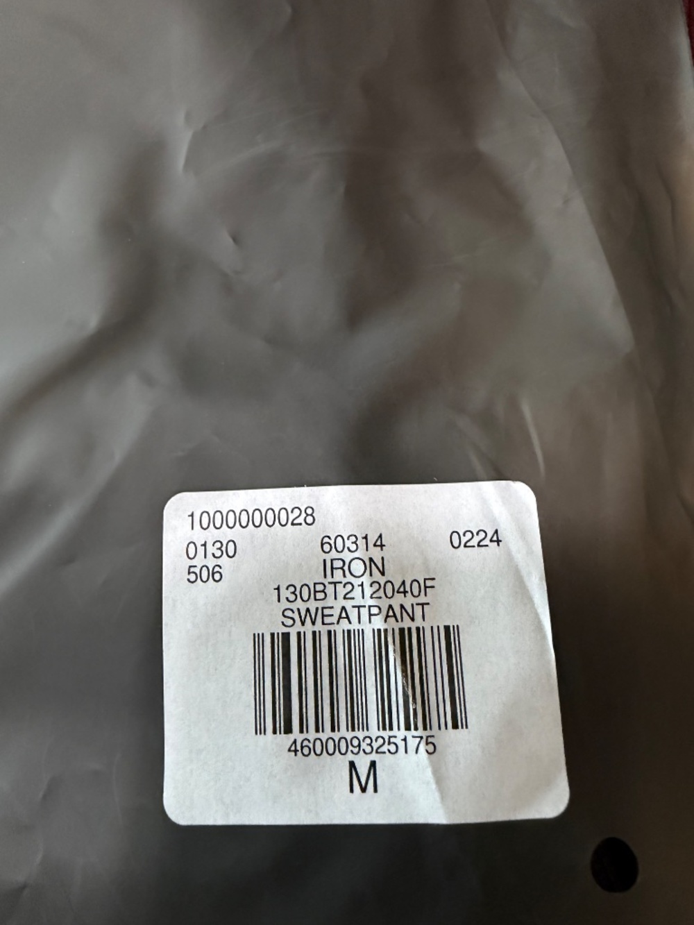 Fear of God Essentials 1977 "Iron" Sweats. Open Cuffed. Brand New. Heavyweight M - Picture 2 of 11